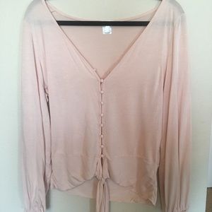🌸Venus light pink buttoned blouse